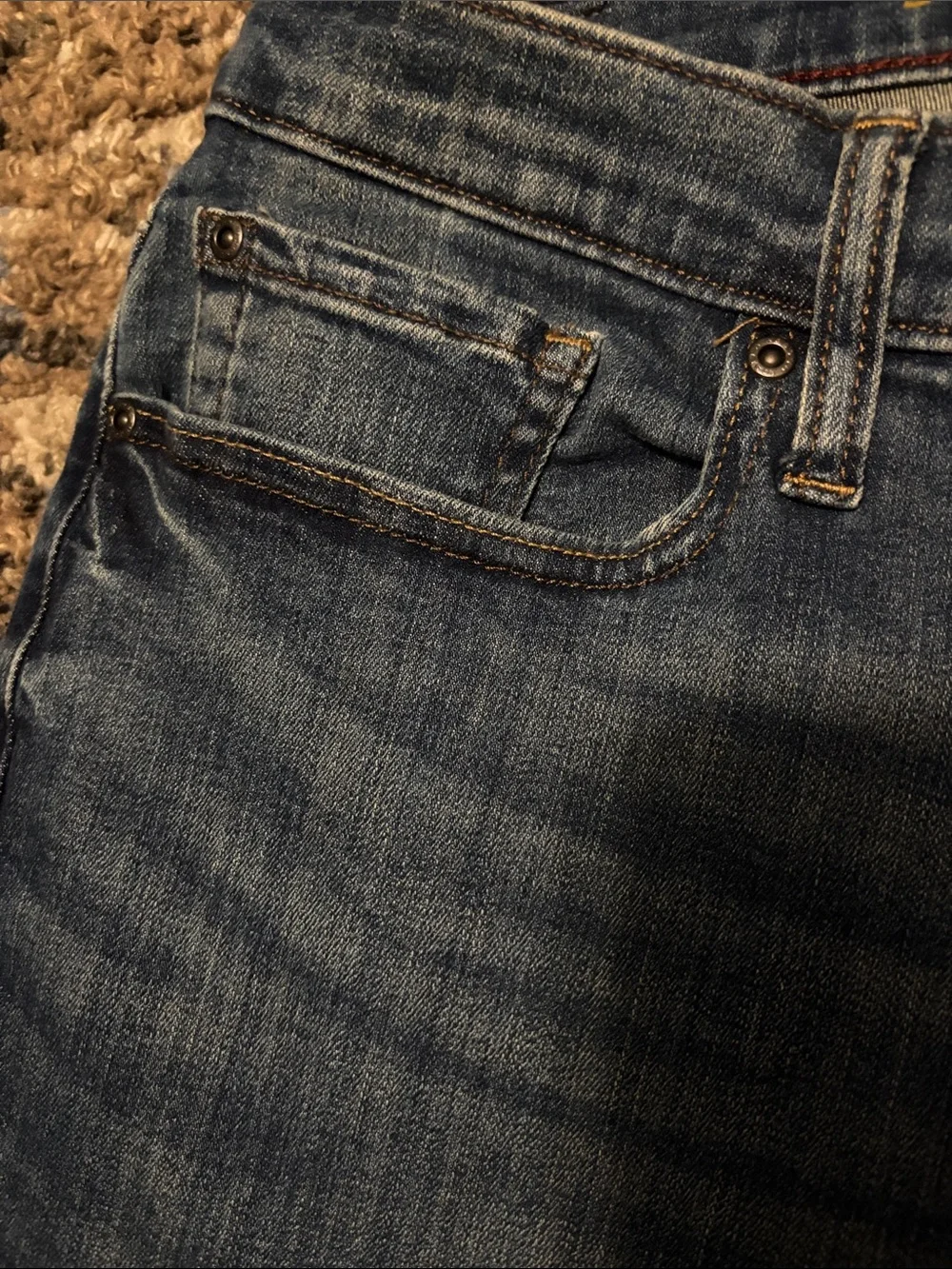 Men’s Blue Stretch Slim Jeans